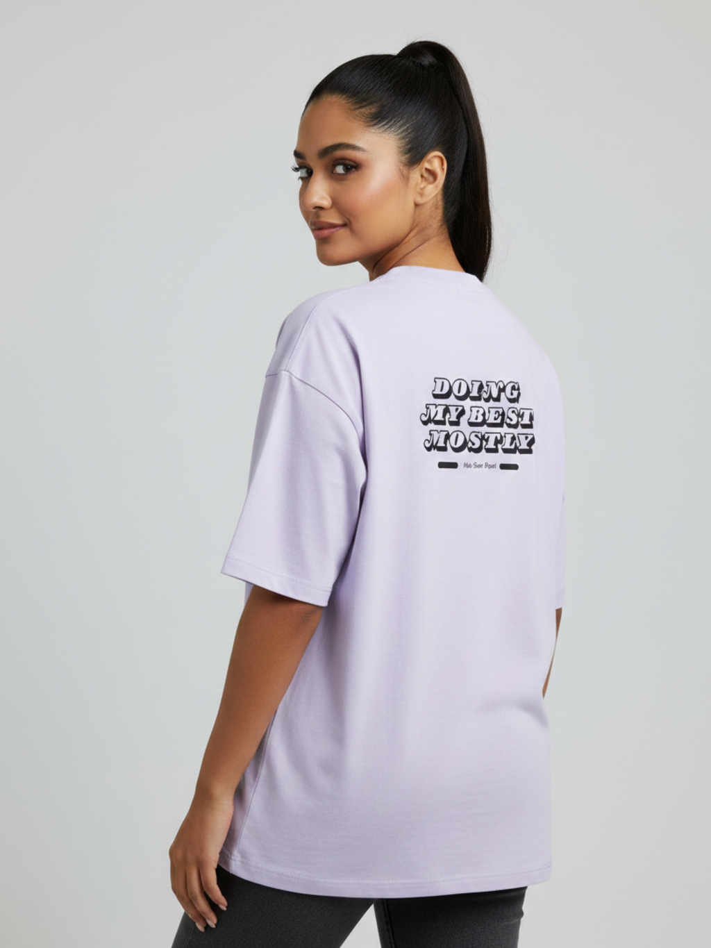 Doing My Best Mostly Oversized Tee